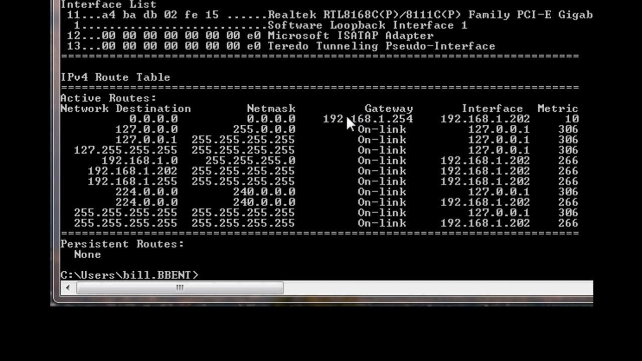 Как использовать утилиту маршрутизации Windows