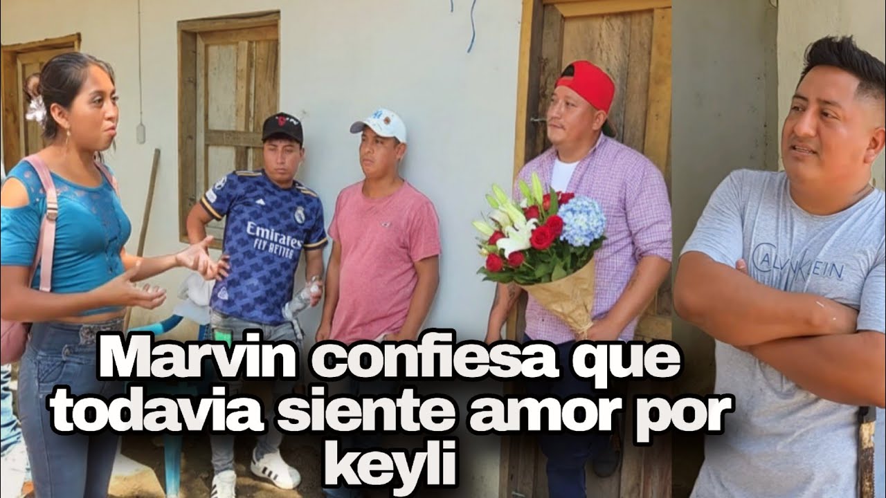 MARVIN le pide perdon a keyli//Con un ramo de Flores le pide una oportunidad Para andar con ella.