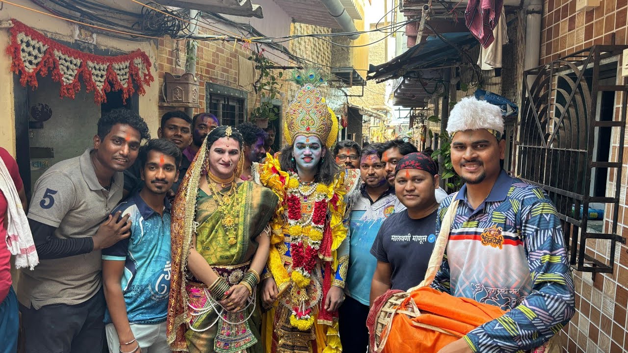 भांडुप मधले शिमग्याचे खेळे | #vlog #malvani #shimga #bhandup #kokani @onkarofficial2322