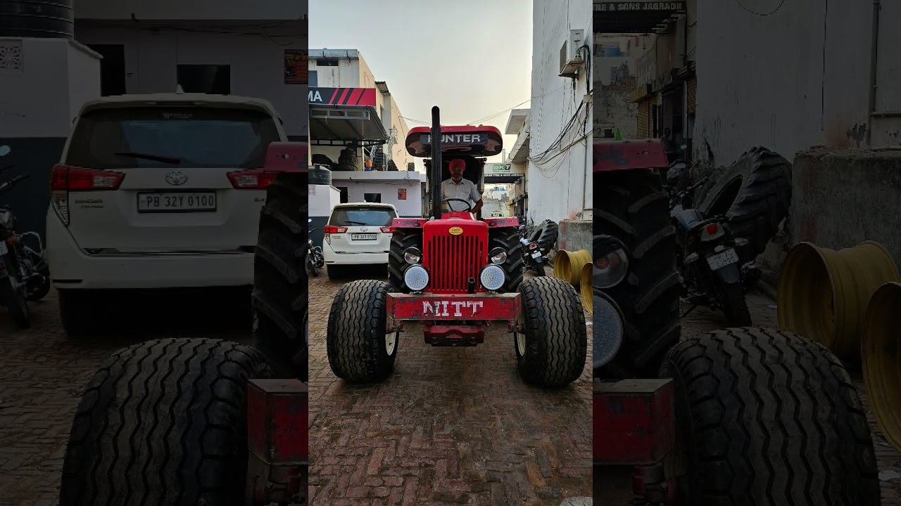 Monster tyre #gulshantyre #jagraon #bigtyre #tractor #bkt