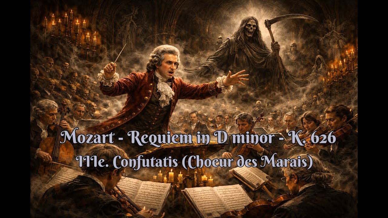 Mozart The Haunting Beauty of Mozart's Final Masterpiece- Requiem Confutatis (Choeur des Marais)