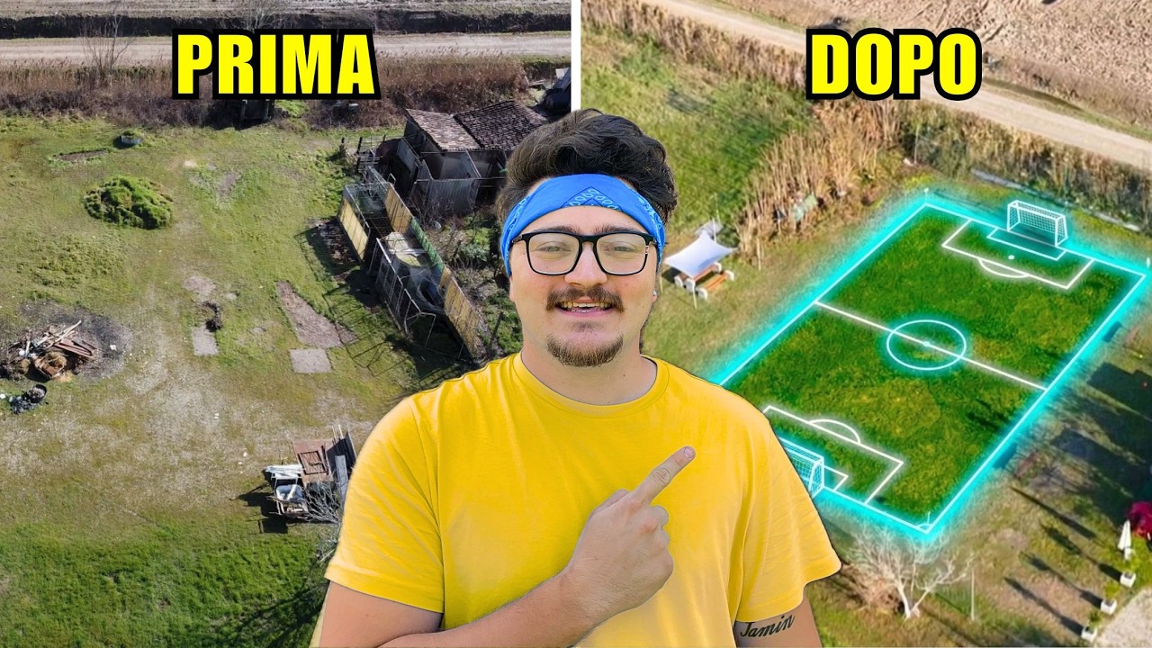 COSTRUISCO UN CAMPO DA CALCIO EP.8 finale