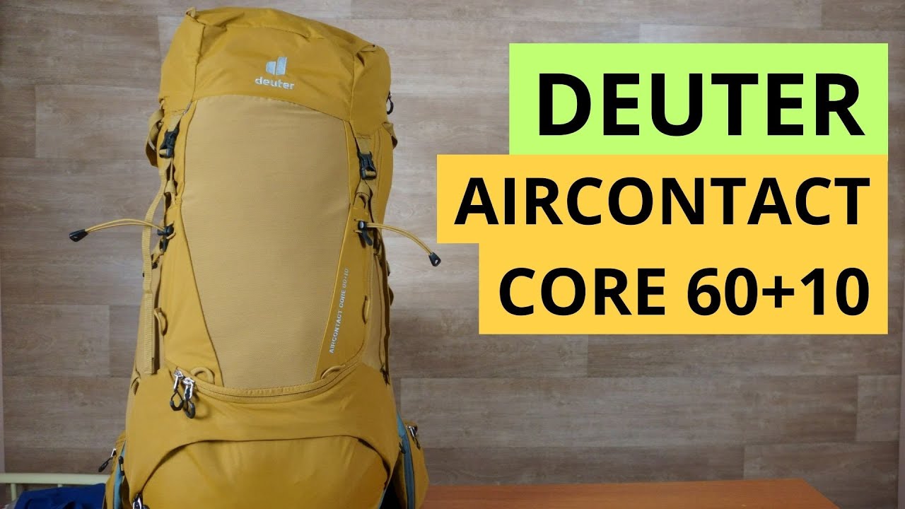 Recensione Deuter Aircontact Core 60+10 | Zaino per lunghi Trekking e lunghi Viaggi