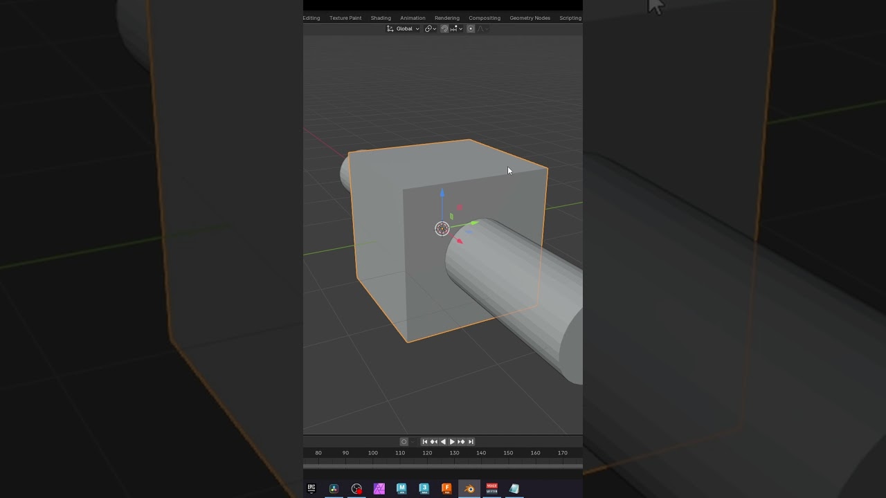 😲How To Make a Hole in a Mesh in Blender!😲