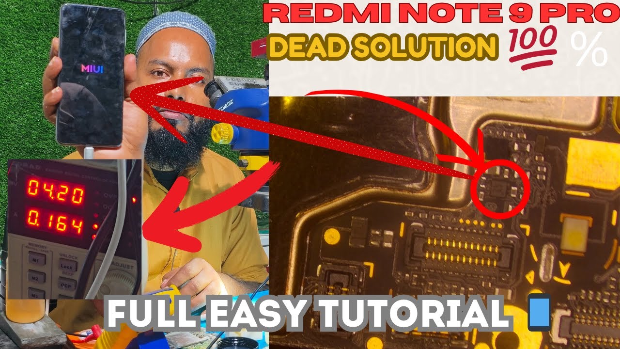 Redmi Note 9 Pro: неисправное решение || Учебный институт по ремонту мобильных устройств #redmino...
