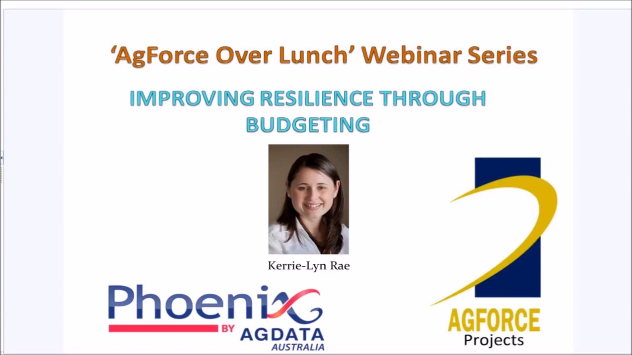 AgForce Over Lunch webinar with AGDATA