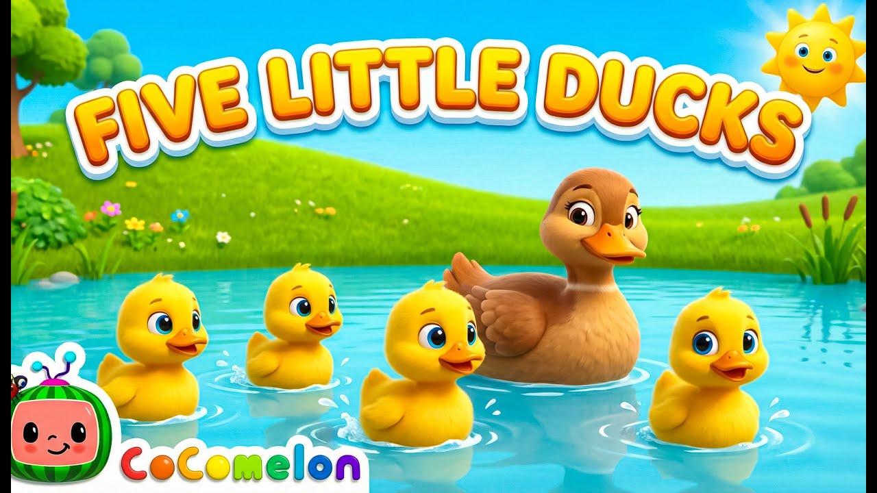 Five Little Ducks Nursery Rhymes Happy Hop TV