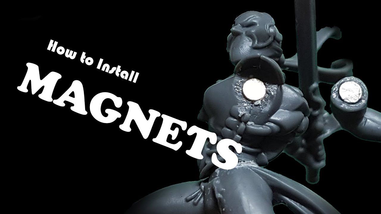 Making arms magnetic, Warhammer 40k MAGNETS