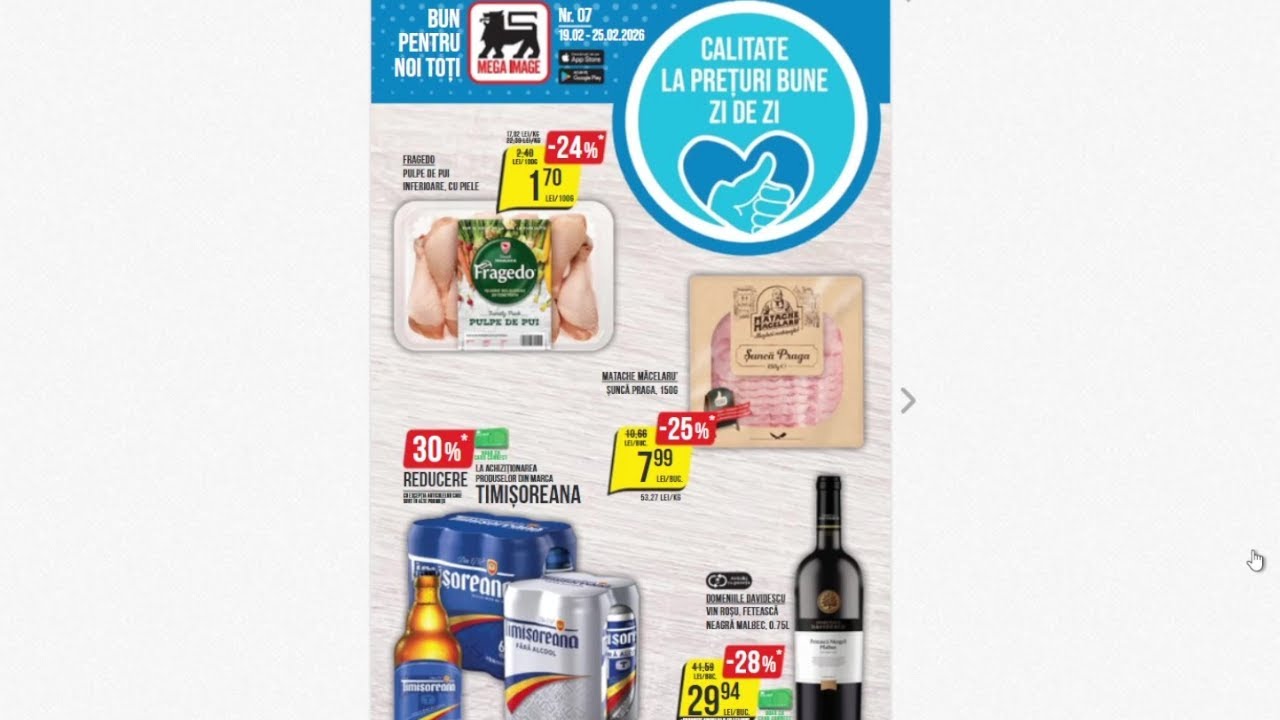CATALOG MEGA IMAGE 19 FEBRUARIE - 25 MARTIE 2026/OFERTE MEGA IMAGE 19 FEBRUARIE 2026/KAUFLAND/LIDL 