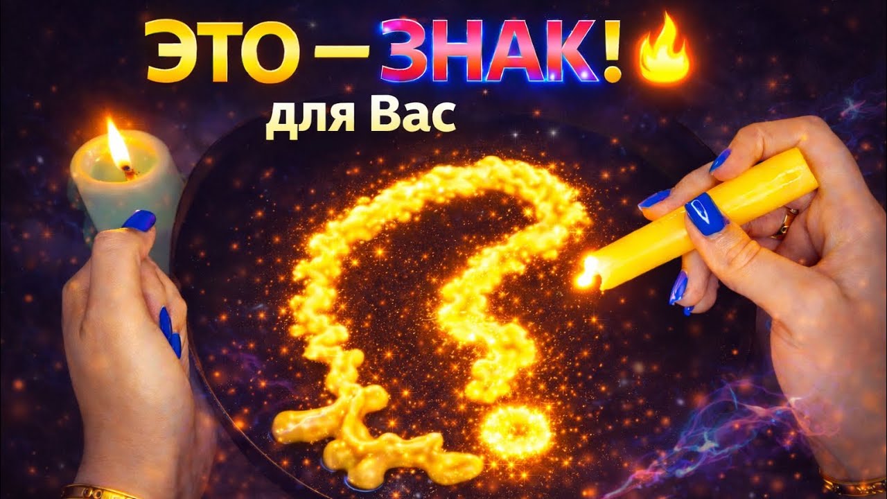 ⚠️ ТЫ ИСКАЛА ЗНАК — ОН ТУТ❗️Гадание на свече❗️🕯️