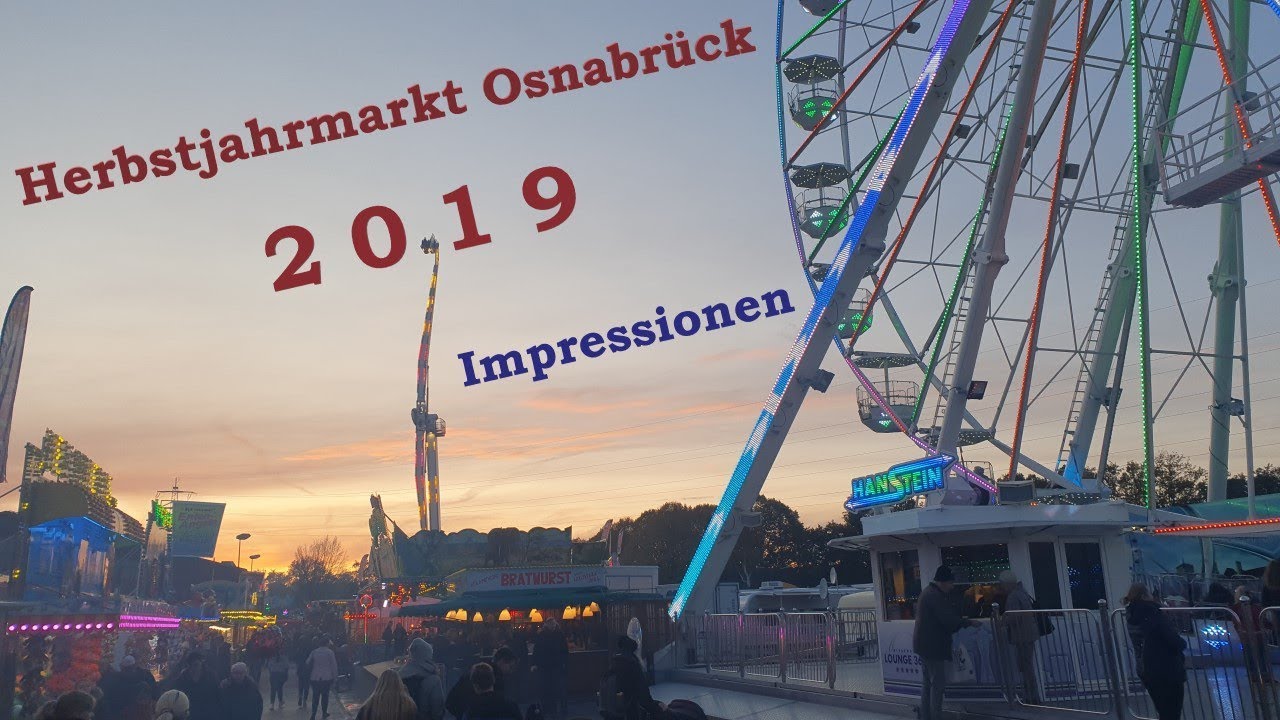 Herbstjahrmarkt Osnabr&uuml;ck 2019 [Impressionen]