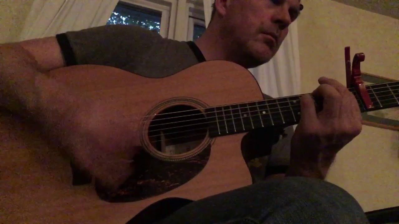 Open tuning CGDGAD, capo on 7th fret