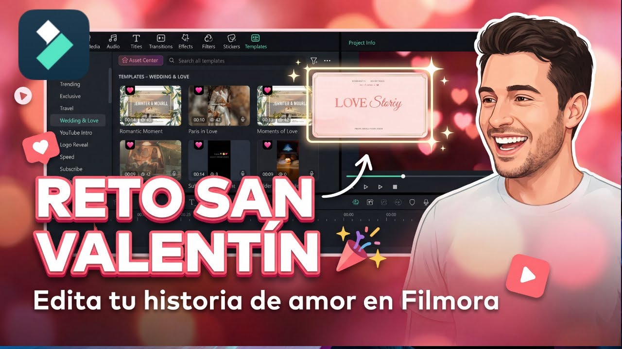 Efectos románticos IMPRESIONANTES para San Valentín | Filmora 15
