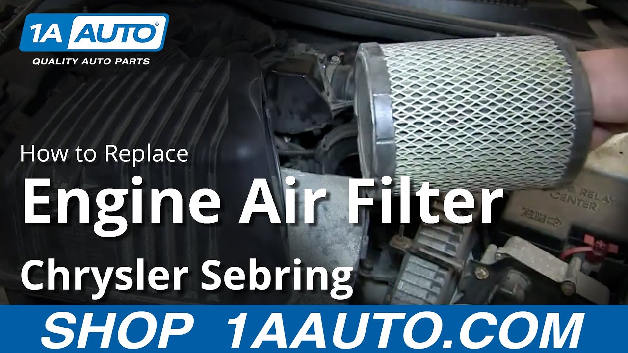 How to Replace Engine Air Filter 01-06 Chrysler Sebring
