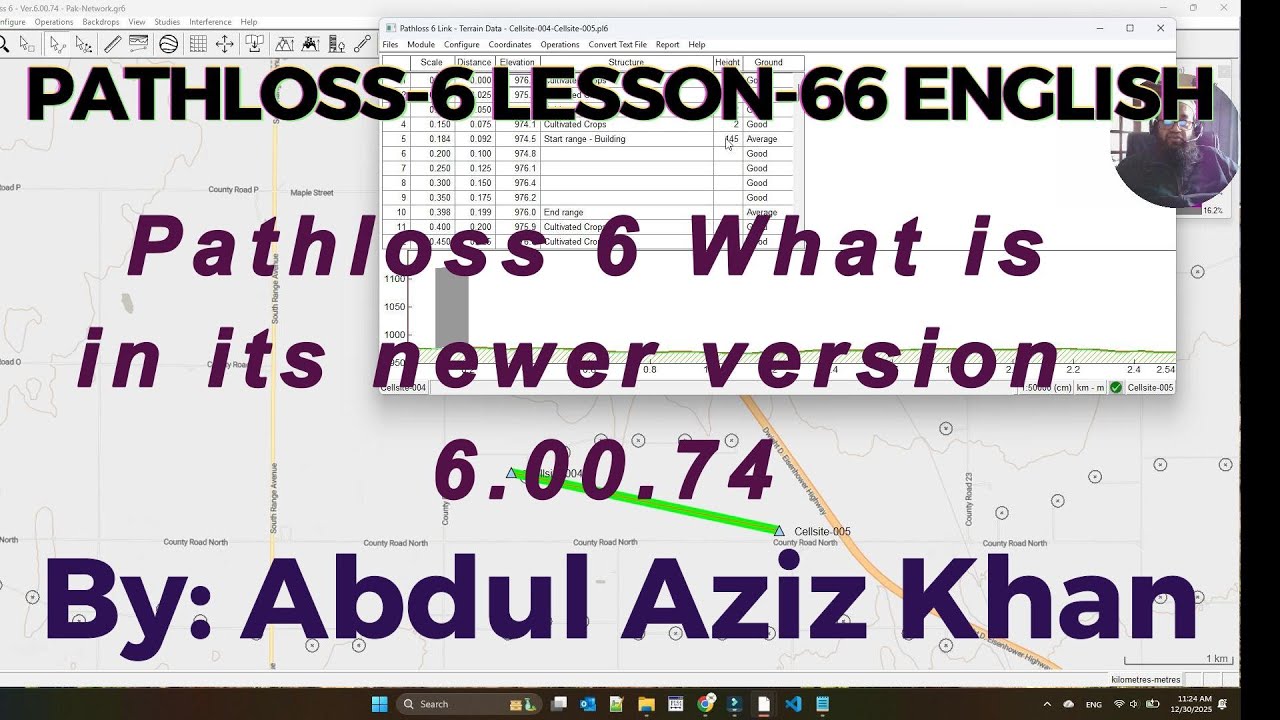 Lesson-66 What is new in Pathloss 6 ver 6.00.74 - English
