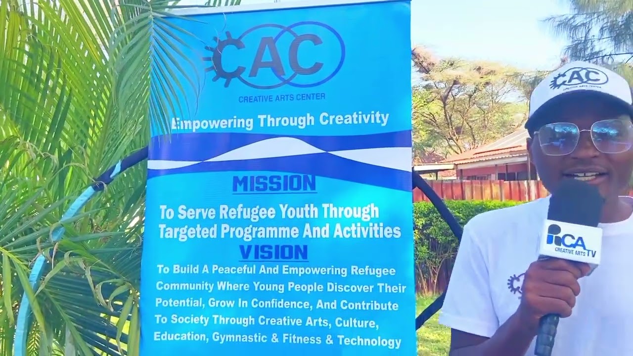 CREATIVE ARTS CENTER IN ACTION OF SUPPORTING THE TALENT OF YOUNG PEOPLE IN KAKUMA REFUGEE CAMP 