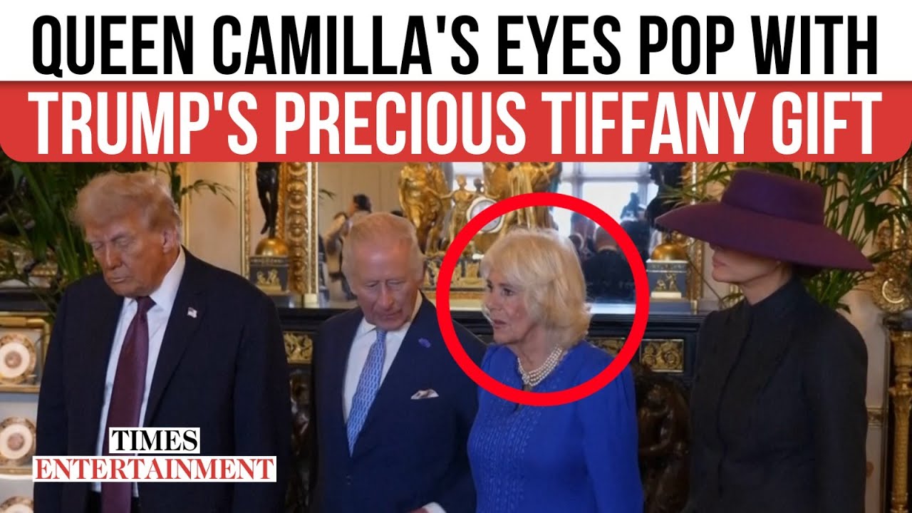 Trump, Melania STUN Camilla With Ruby, Diamond & Gold Gift; King Charles Gives 7 Unique Presents