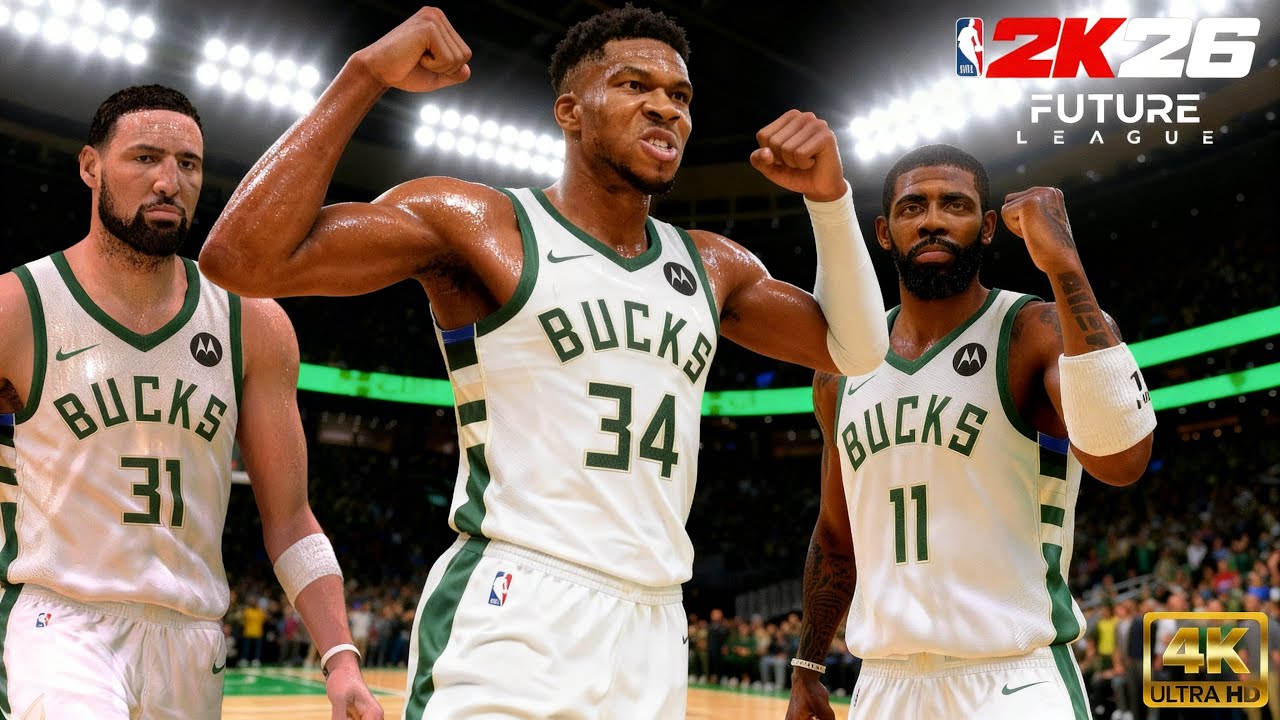 Reloading the Milwaukee Bucks - Here Comes Kyrie! | NBA 2K26 Future League Mode | Mavs vs. Bucks