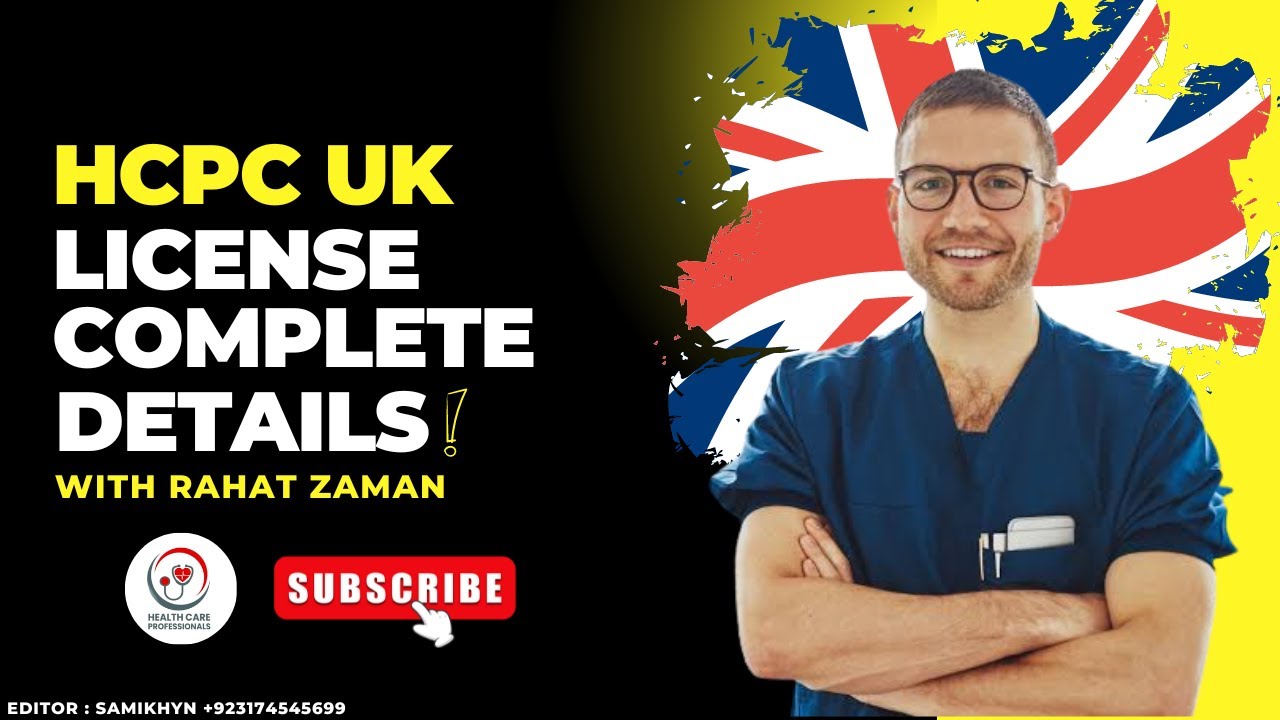 HCPC UK License Complete Details Part 1 || Health Care Professionals #uk #hcpc #hcpclicence #hcpcs