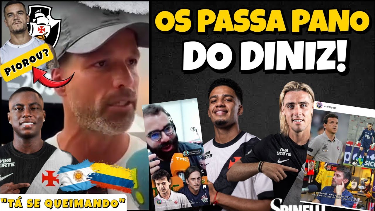 DIEGO PIORA SITUAÇÃO DE COUTINHO? | “O MESMO TIME, DINIZ?” CADÊ HINESTROZA? COLOMBIANOS COBRAM! 