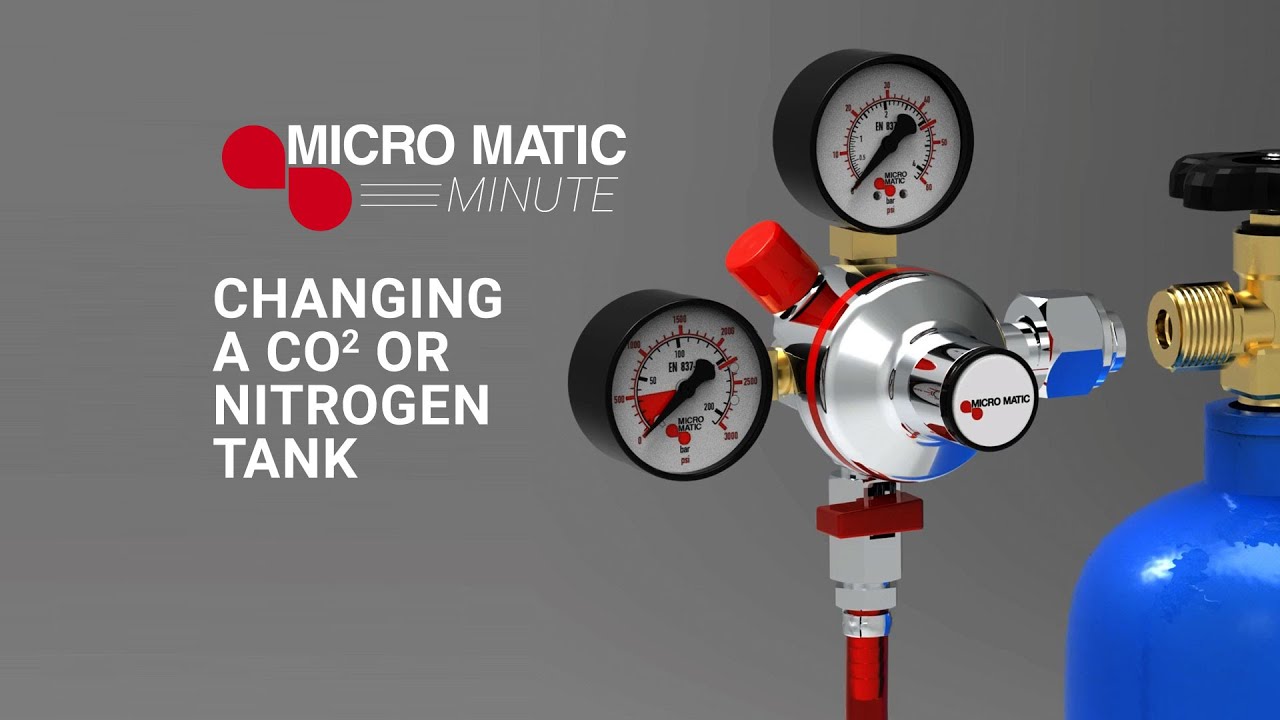 Changing a CO2 or Nitrogen Tank