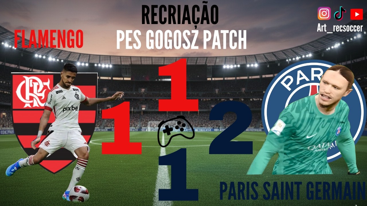 FINAL DRAMÁTICA! Safonov HERÓI nos Pênaltis | PSG x Flamengo (1x1) – Mundial 2025 | PES 2026