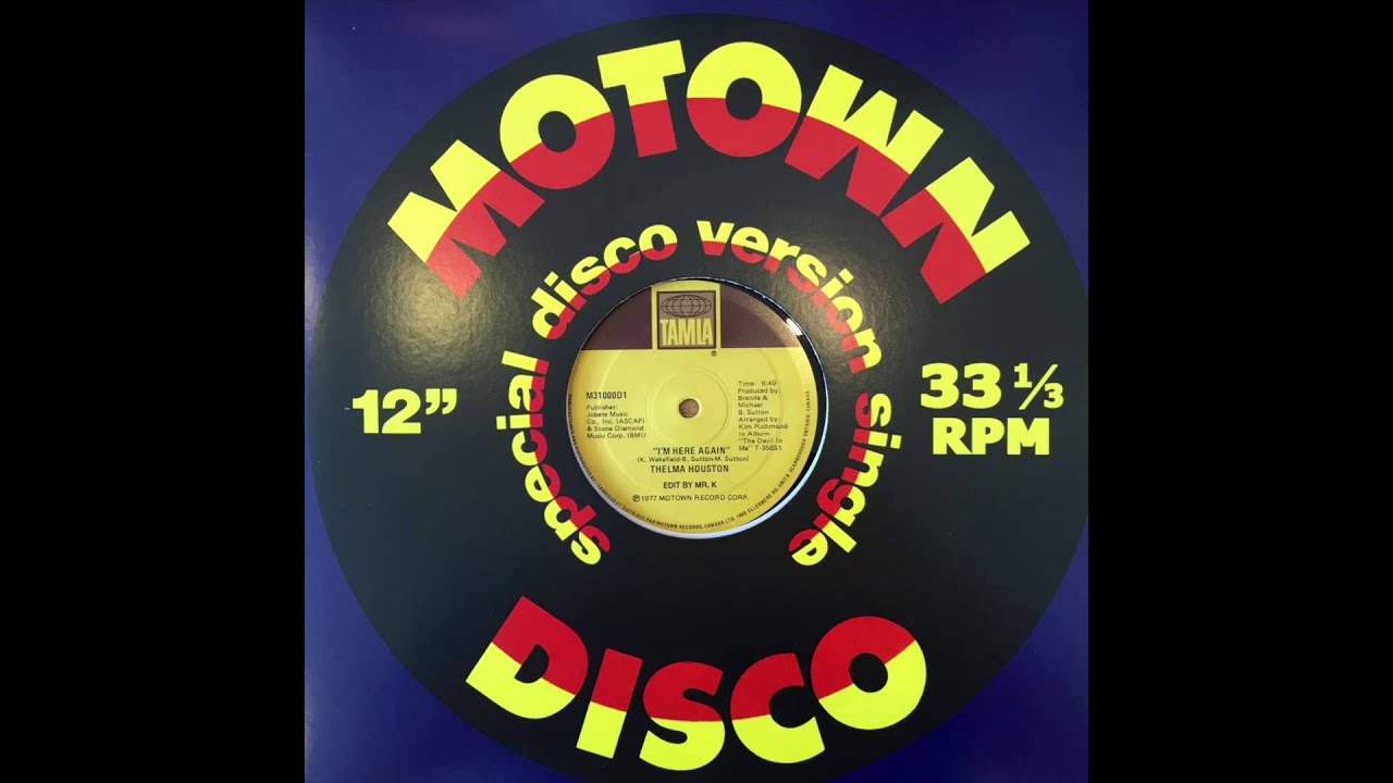 Thelma Houston - I'm Here Again (Edit by Mr. K / Danny Krivit)