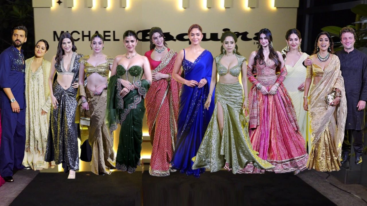 Celebrity Arrive At Esquire Magazine Diwali Party 2025-Sonakshi, Jacqueline, Mrunal, Nushrat, Shriya