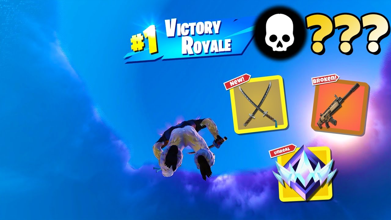 High Elimination Unreal Ranked Solo Win Gameplay (Fortnite Chapter 5 Zero Builds)