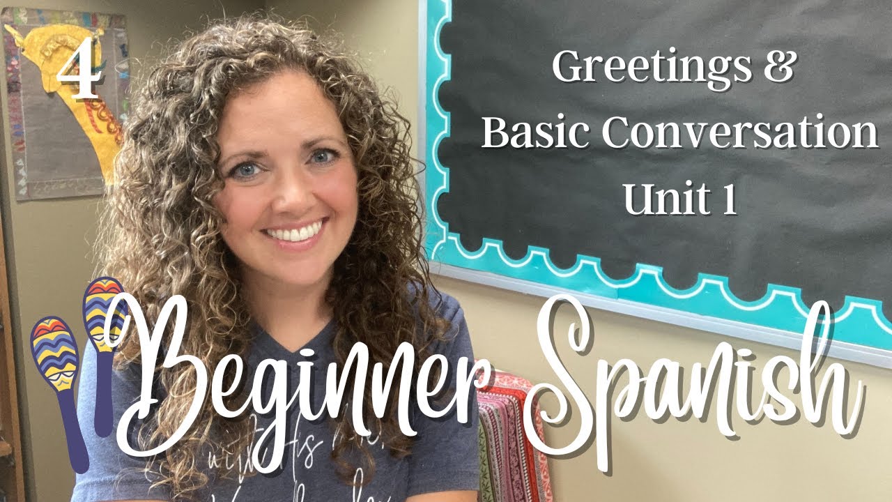 Beginner Spanish Vocabulary | Unit 1 |  Greetings and Basic Conversation