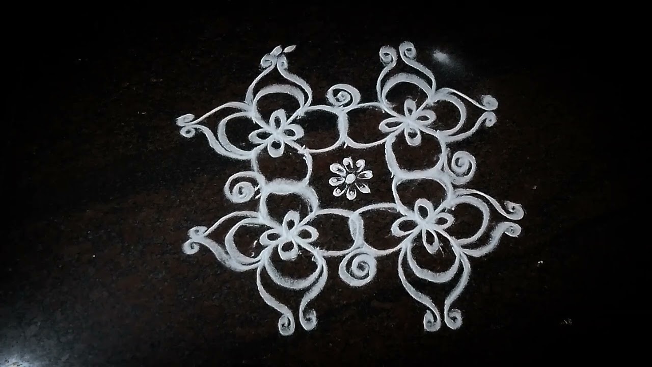 ❇️ ಸುಂದರ ರಂಗೋಲಿ ಡಿಸೈನ್ 🌹#beautiful rangoli 🌹#Shorts #you tube video #free hand rangoli 