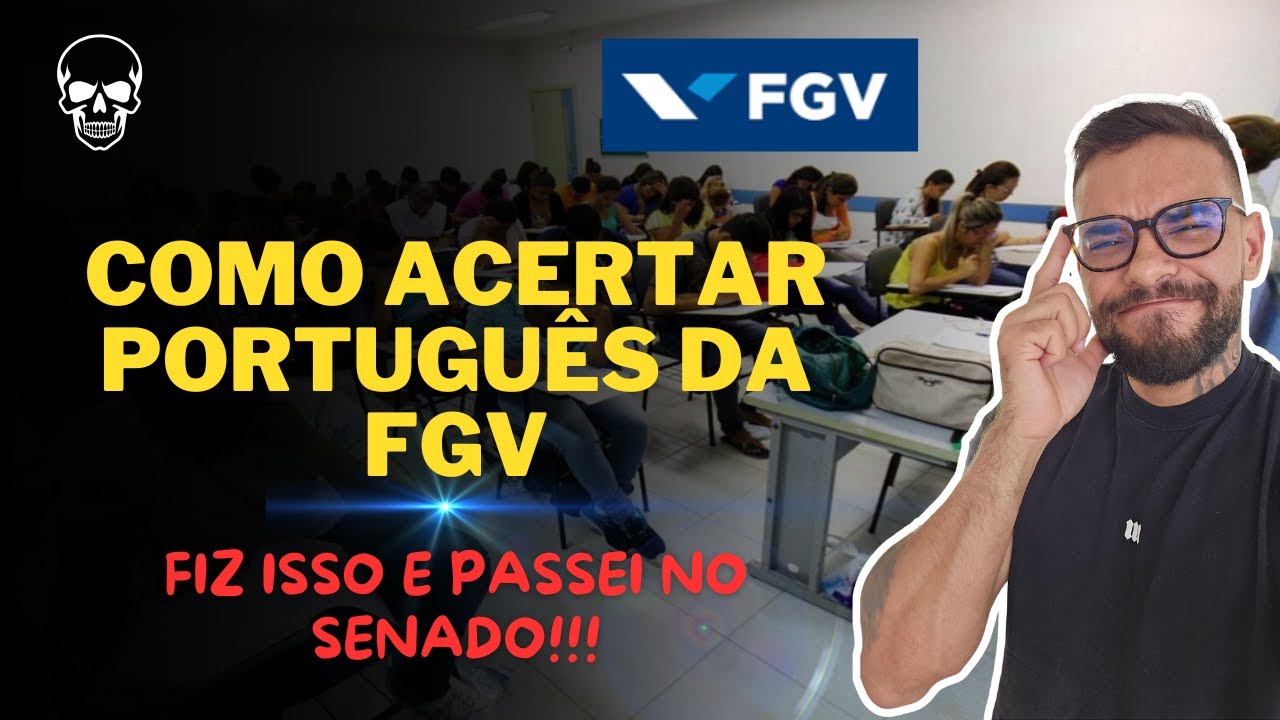 Como acertar Português nas provas da FGV - fiz isso e acertei 90%!