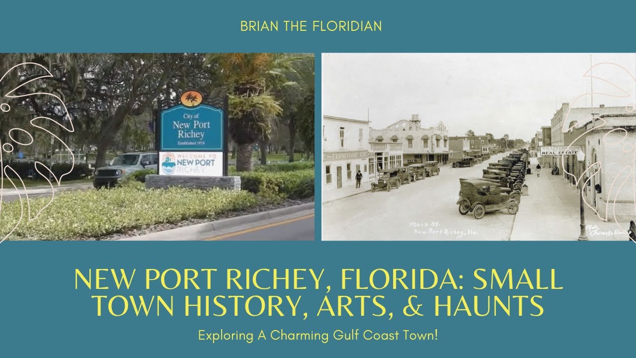 Visiting New Port Richey, Florida.... Small Town History, Arts, & Haunts!