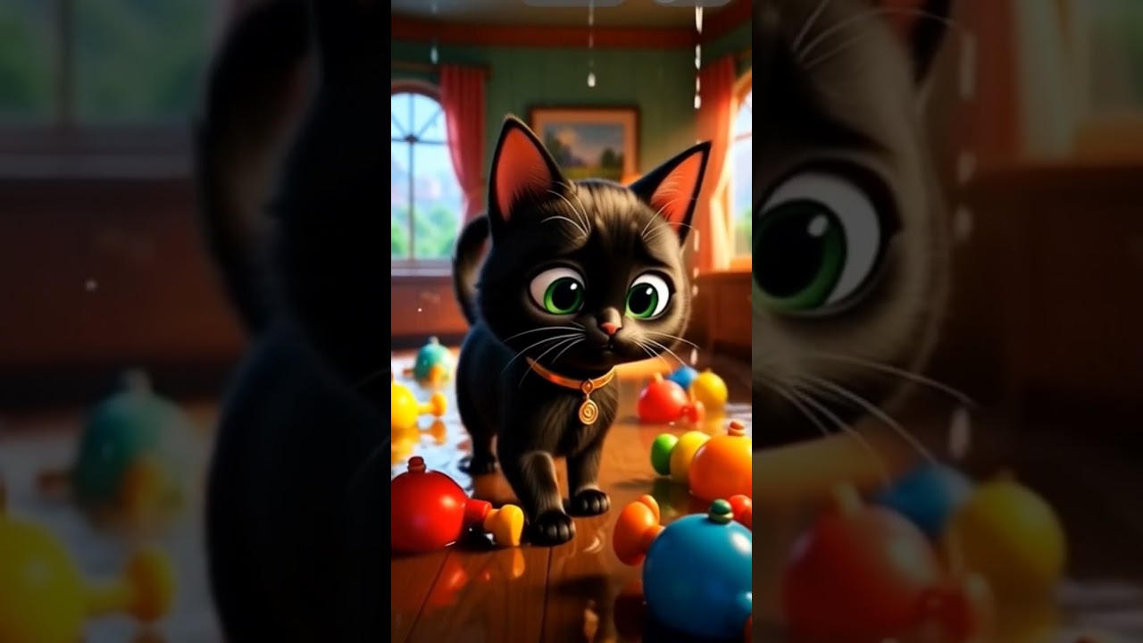 A cute magical AI cartoon short✨ Watch till end 💫.   