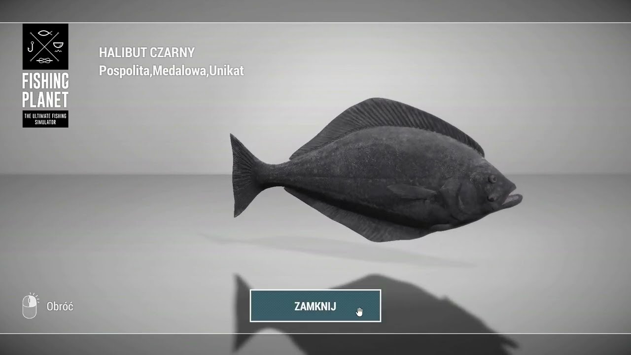 Fishing Planet - Unikatowy Halibut Czarny - Norwegia