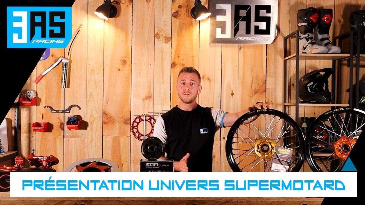 Présentation de nos pièces et accessoires Supermotard