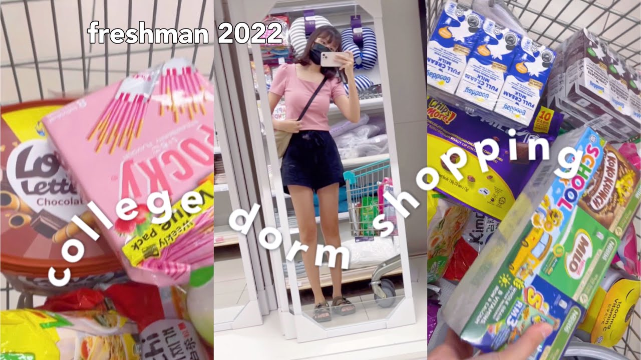 College Dorm Shopping Vlog 2022 | college freshman @UPM Malaysia🇲🇾入住马来西亚大学🛒应该买些什么🤔