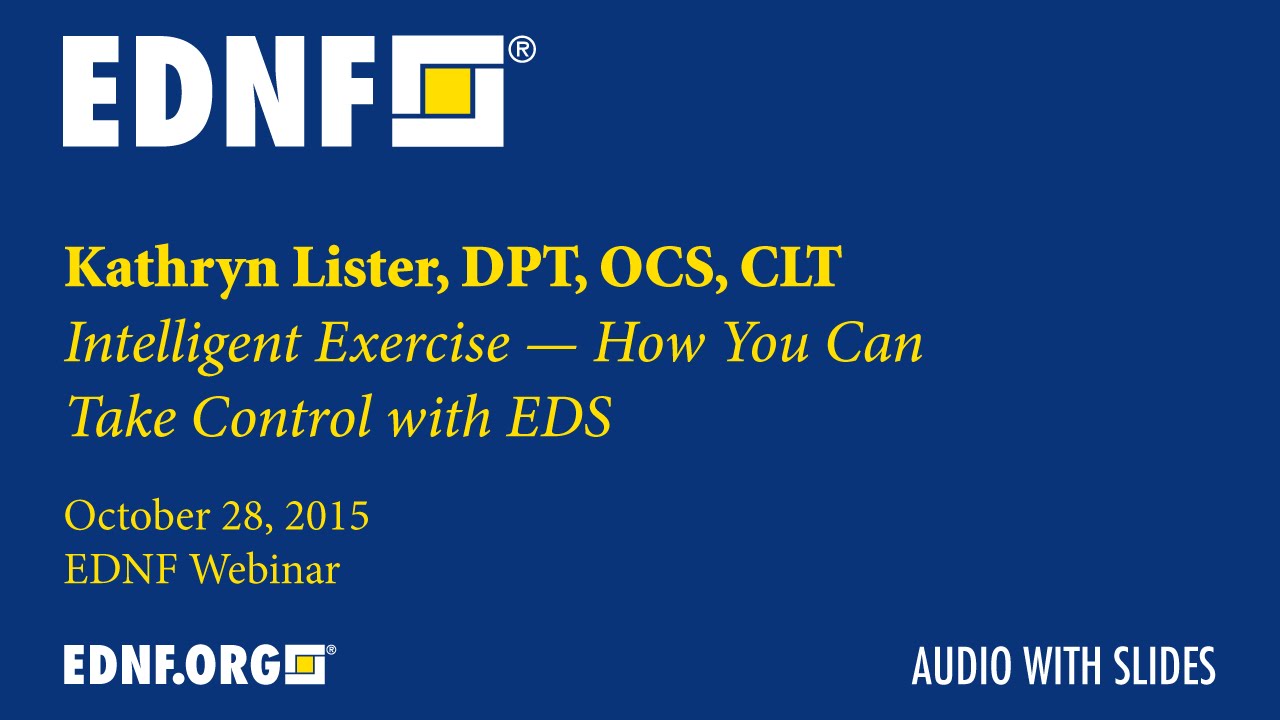 Intelligent Exercise-How You Can Take Control with EDS