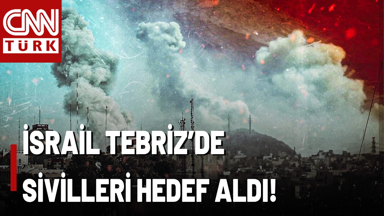 İsrail Tebriz'de Sivilleri Bombaladı! İşte İran'ın Tebriz Kentinden Yıkım G&ouml;r&uuml;nt&uuml;leri...