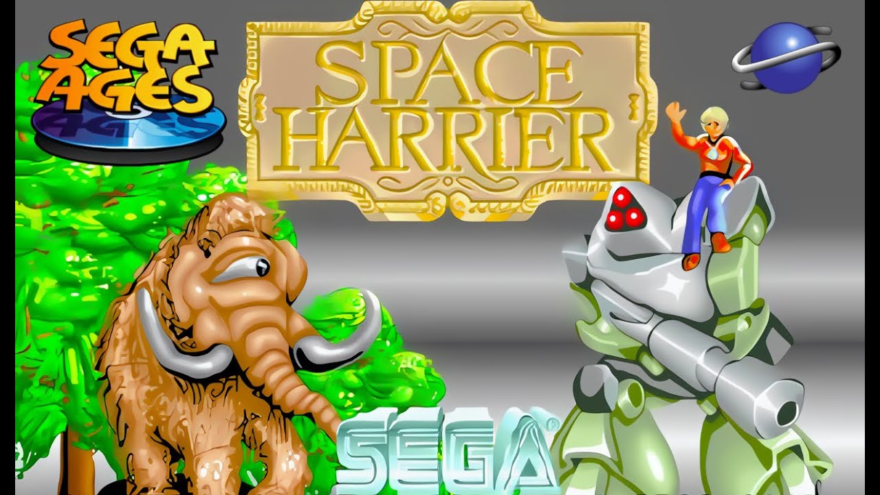 Space Harrier (スペースハリアー) – Sega Ages Remaster | Sega Saturn Gameplay Nostalgia 🚀✨