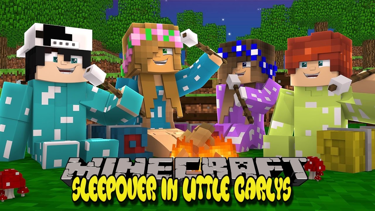LITTLE KELLY & LITTLE CARLY VS RAVEN & LEO! SLEEPOVER FUN!! w/LittleKelly Carly and Raven