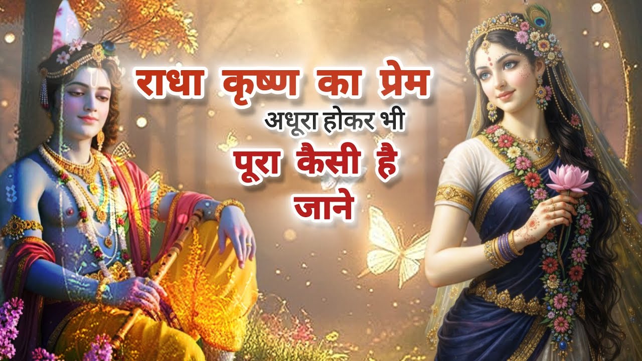 राधा कृष्ण का प्रेम अधूरा होकर भी पूरा है || Radha Krishna || good thought || motivation 