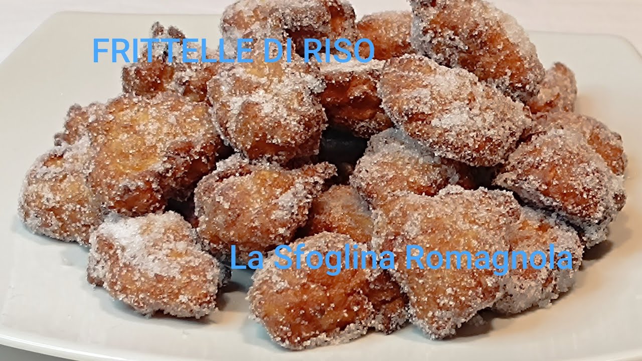 FRITTELLE di RISO dolci di CARNEVALE una ricetta meravigliosa e semplice