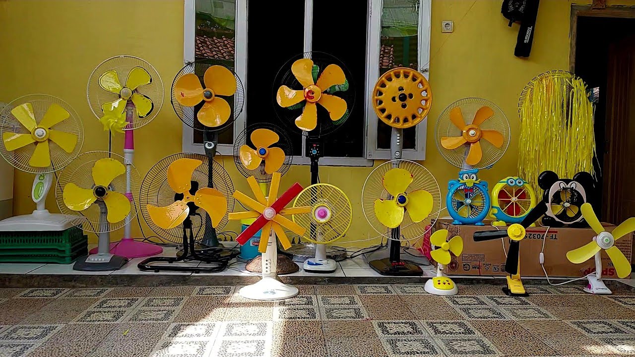fan/koleksi baling baling warna kuning@ondischannel5657