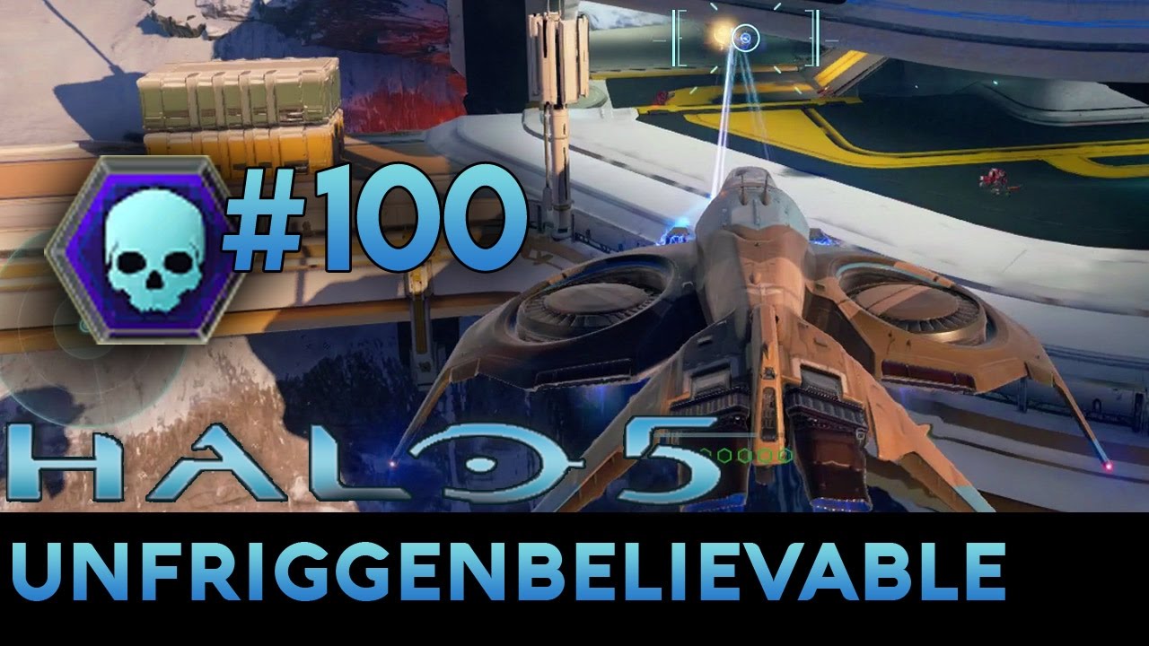 Halo 5: Guardians - My 100th Unfriggenbelievable! 65 Kill Spree with BR/Hannibal Wasp/SPNKr Prime