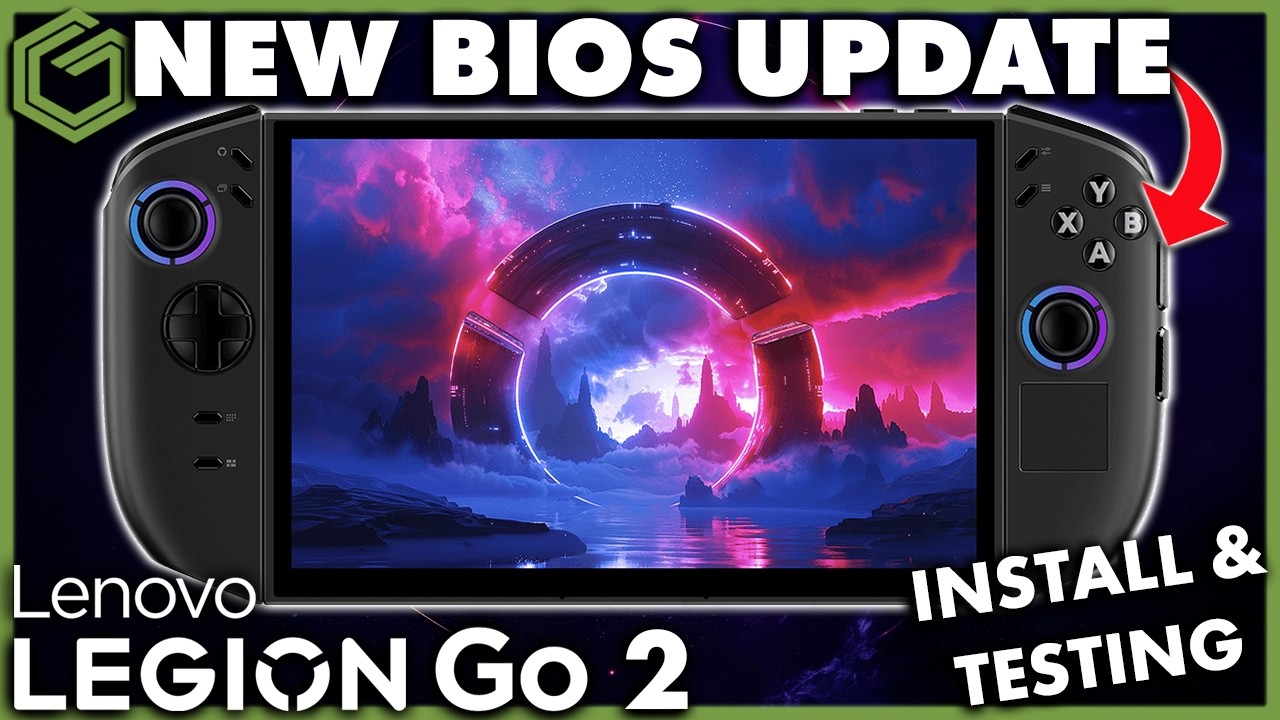 В Legion Go 2 выйдет обновление BIOS 14WW в феврале 2026 года.