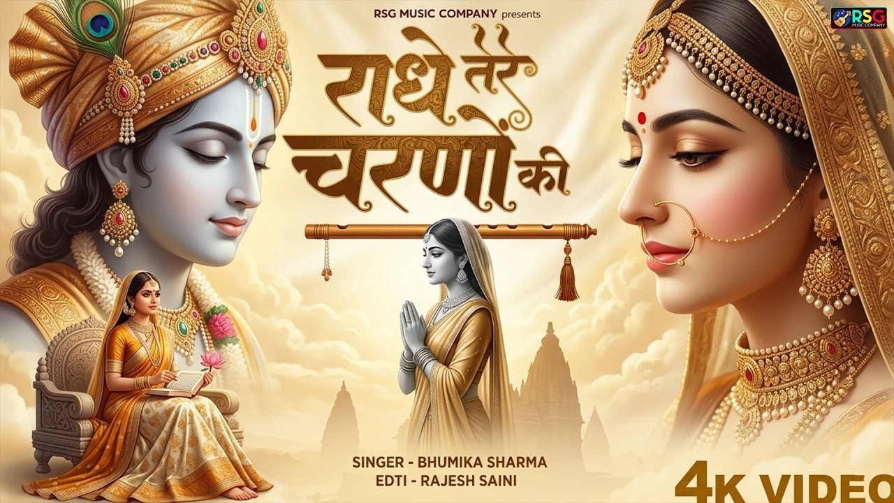 राधे कृष्णा भजन | Radhe Tere Charno Ki | राधे तेरे चरणों की धूल जो मिल जाए | Bhumika Sharma #bhajan