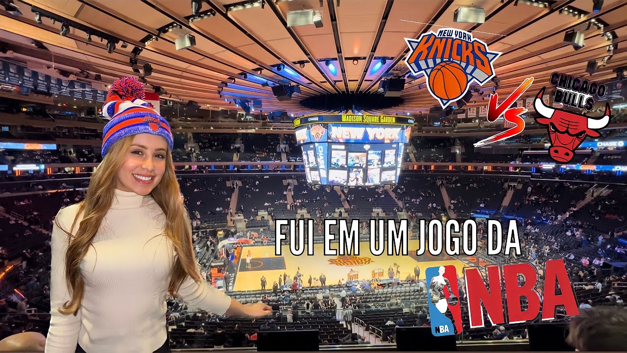 Como é um jogo da NBA no Madison Square Garden? Mostrei TUDO! | Knicks vs. Bulls