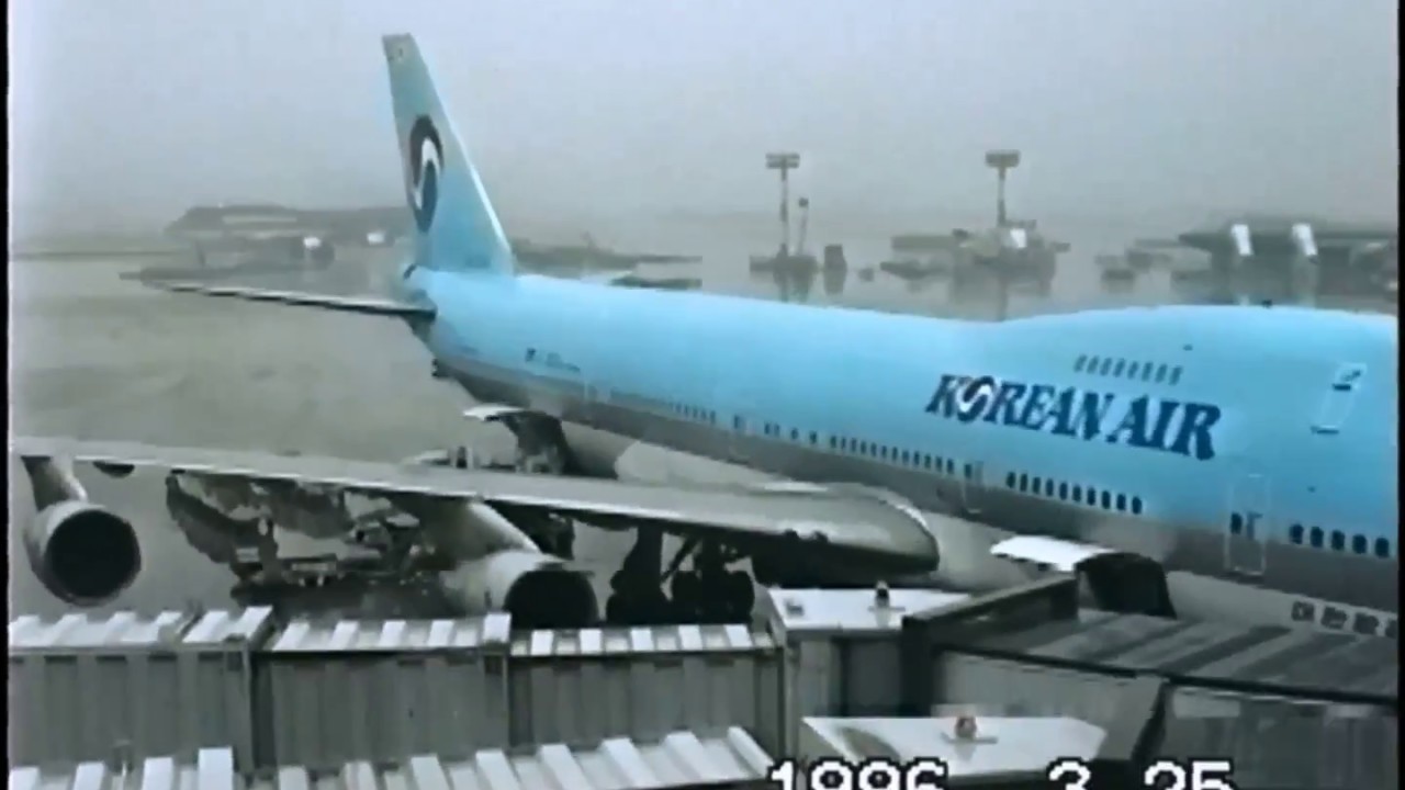 THE SIGHT & THE SOUND : Korean Air Lines B 747-200 HL7453 documentary from Tokyo to Seoul