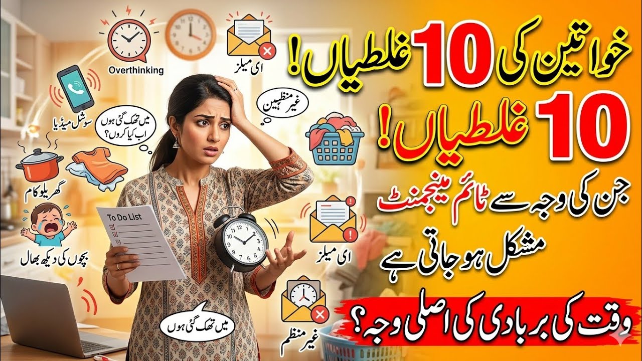 Time Management for Housewives | Smart Daily Routine to Manage Home, Kids & Tasks ✅